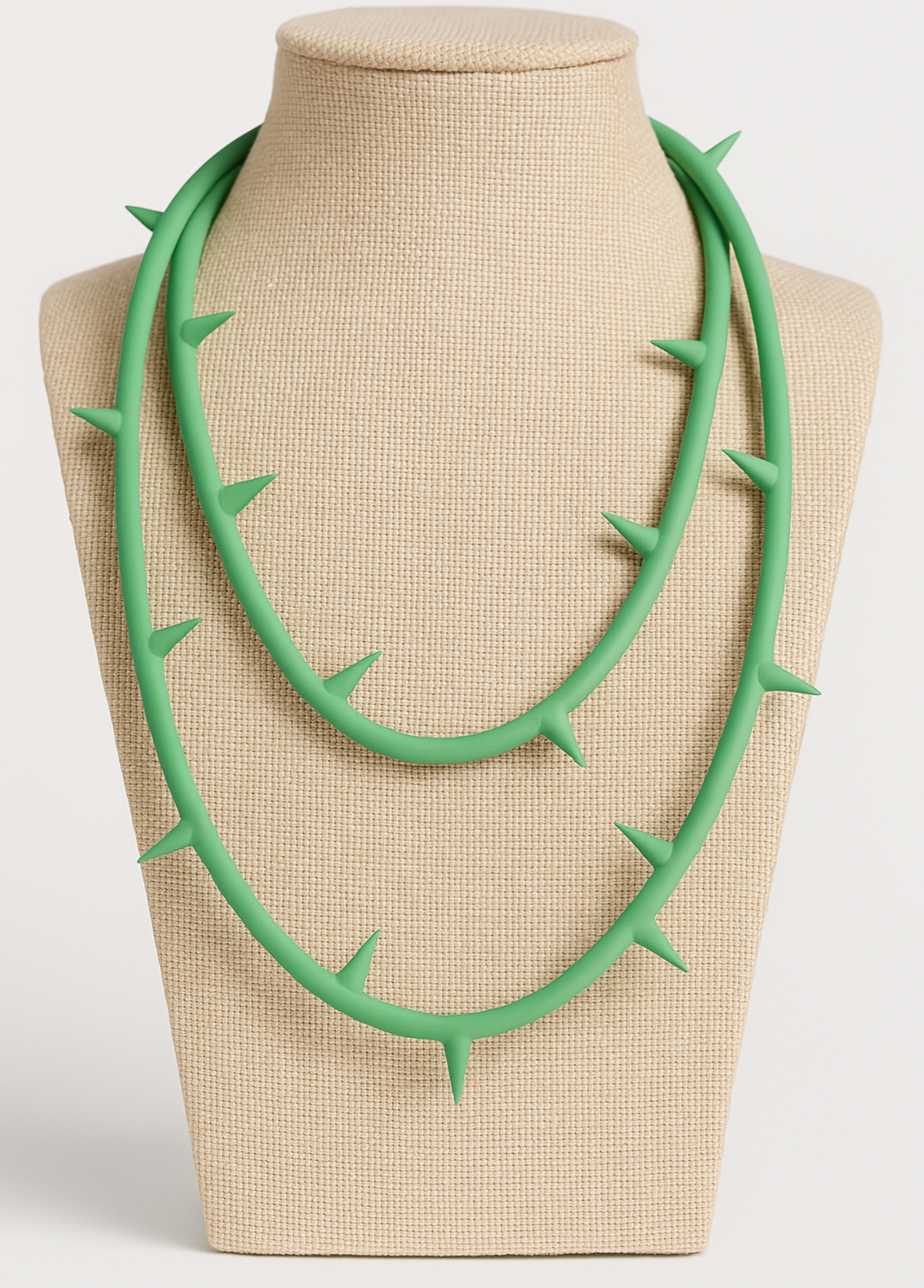 COLAR DUAS VOLTAS MATERIAL EM BORRACHA - ALIBY