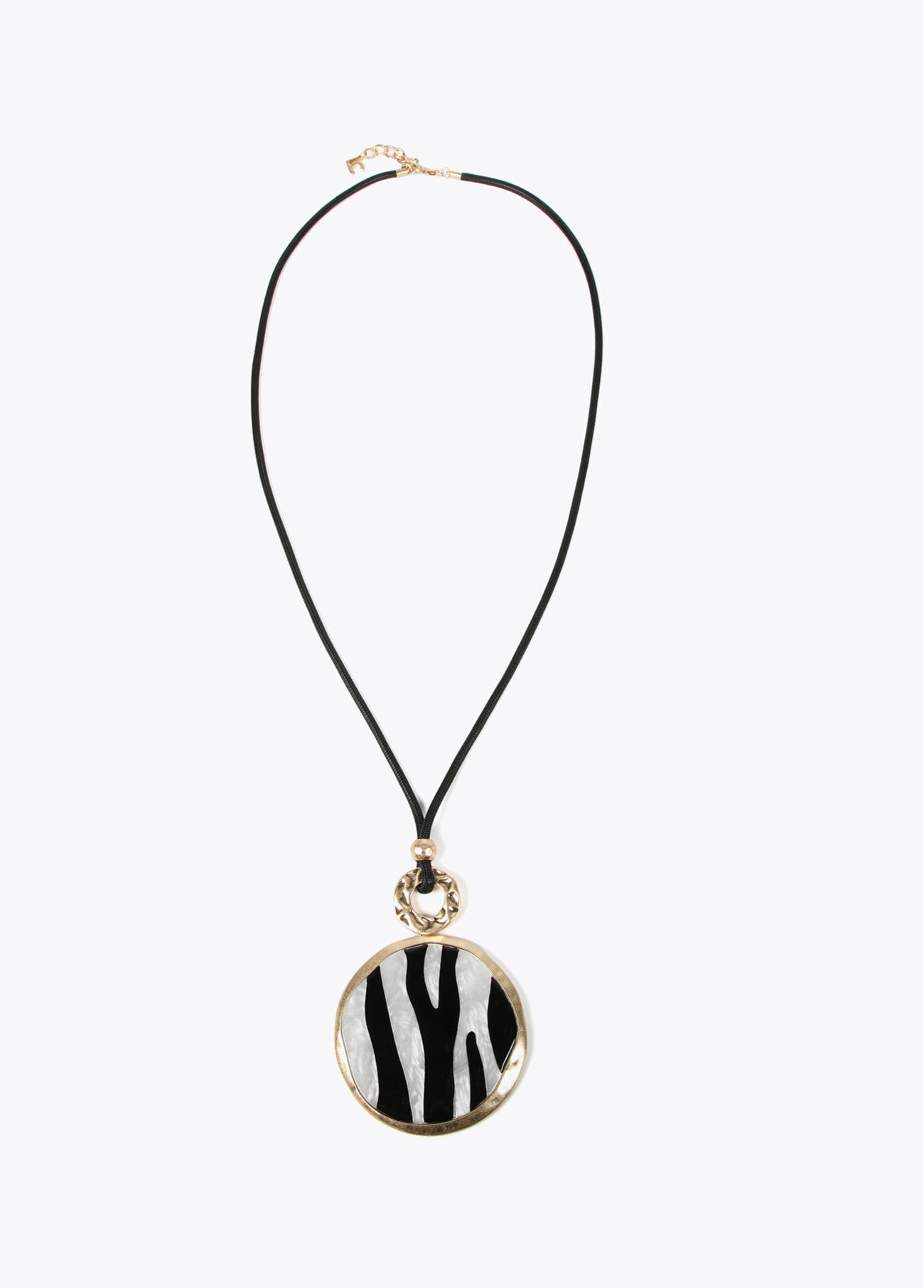 COLAR MAXI PEÇA EFEITO ANIMAL PRINT - LOLA CASADEMUNT