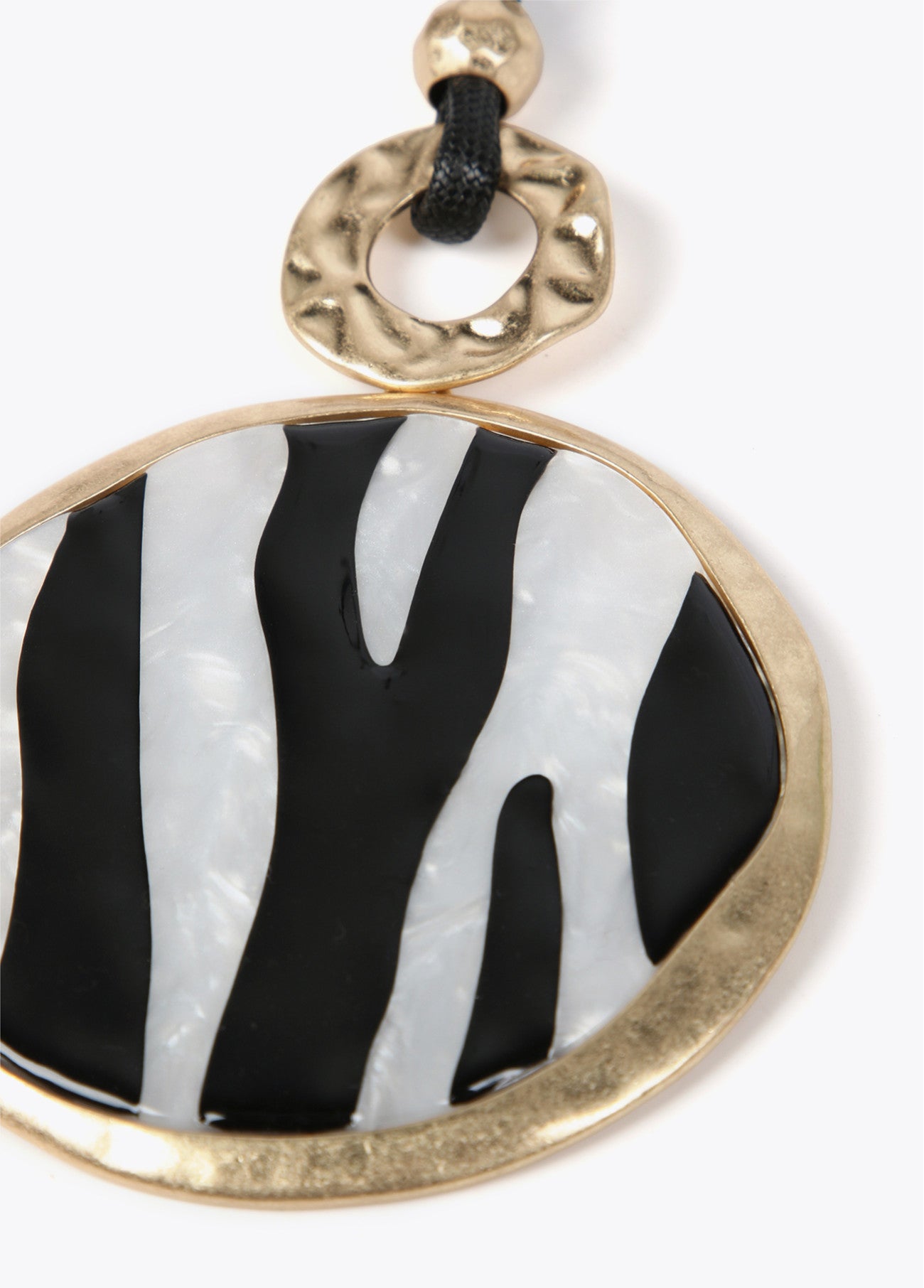 COLAR MAXI PEÇA EFEITO ANIMAL PRINT - LOLA CASADEMUNT
