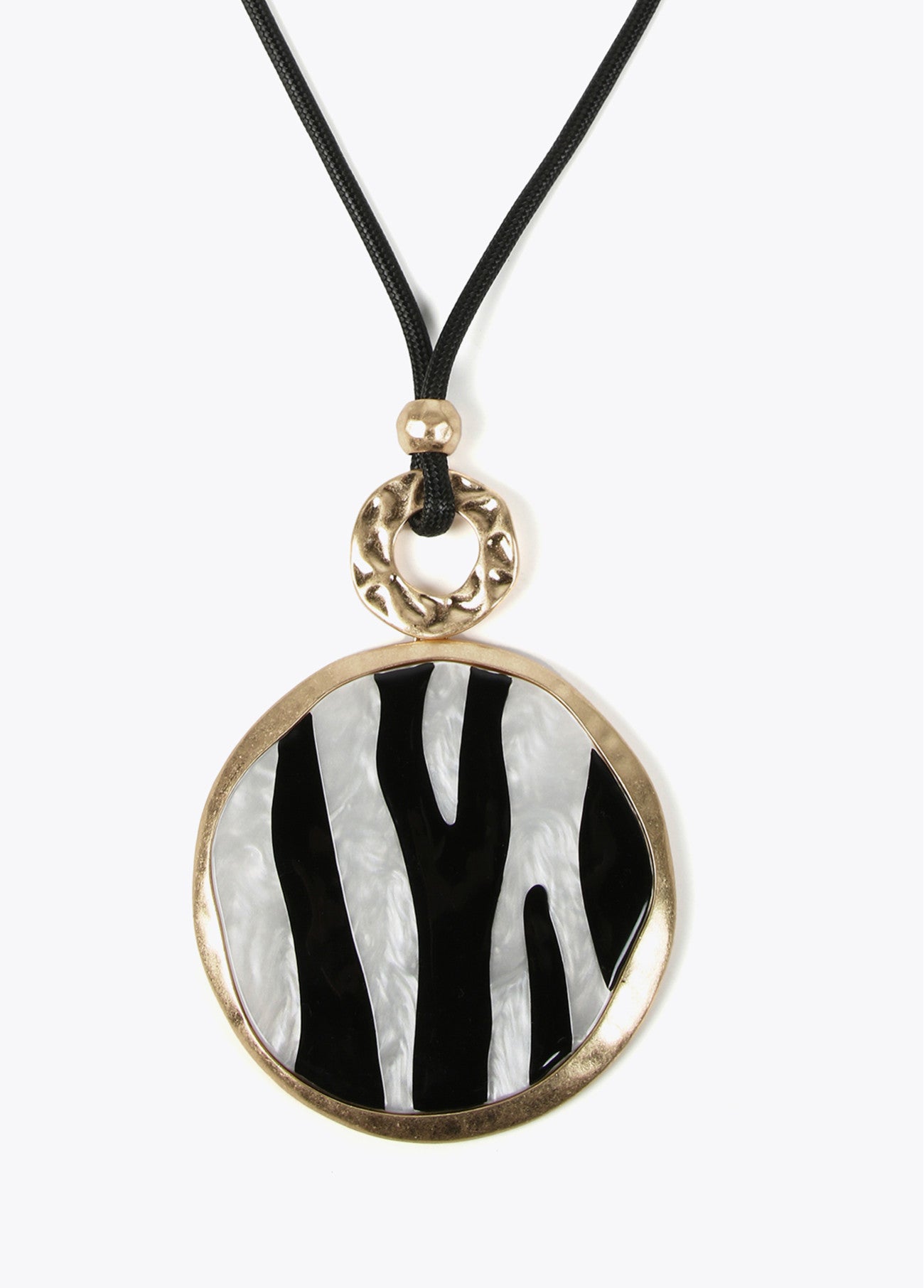COLAR MAXI PEÇA EFEITO ANIMAL PRINT - LOLA CASADEMUNT