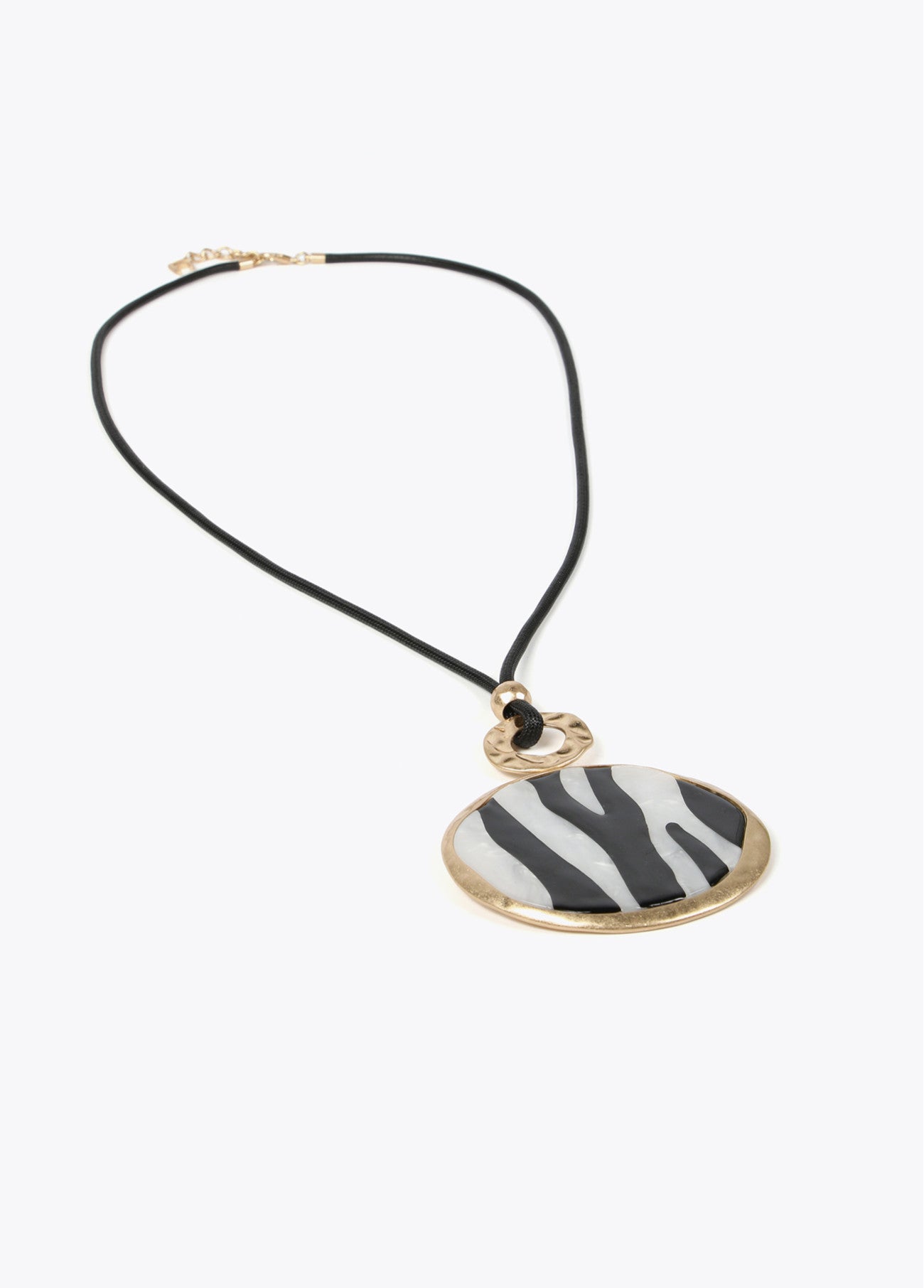 COLAR MAXI PEÇA EFEITO ANIMAL PRINT - LOLA CASADEMUNT