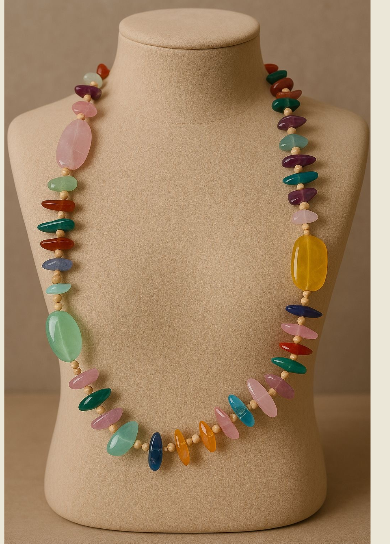 COLAR COMPRIDO COLORIDO - ALIBY