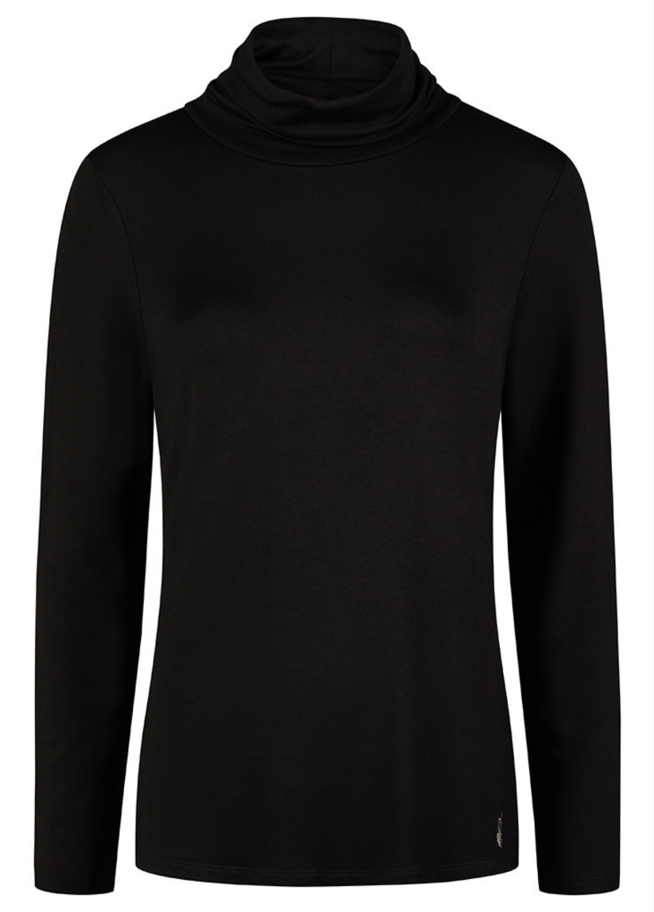 CAMISOLA BÁSICA EM VISCOSE PRETA - BÁRBARA LEBEK