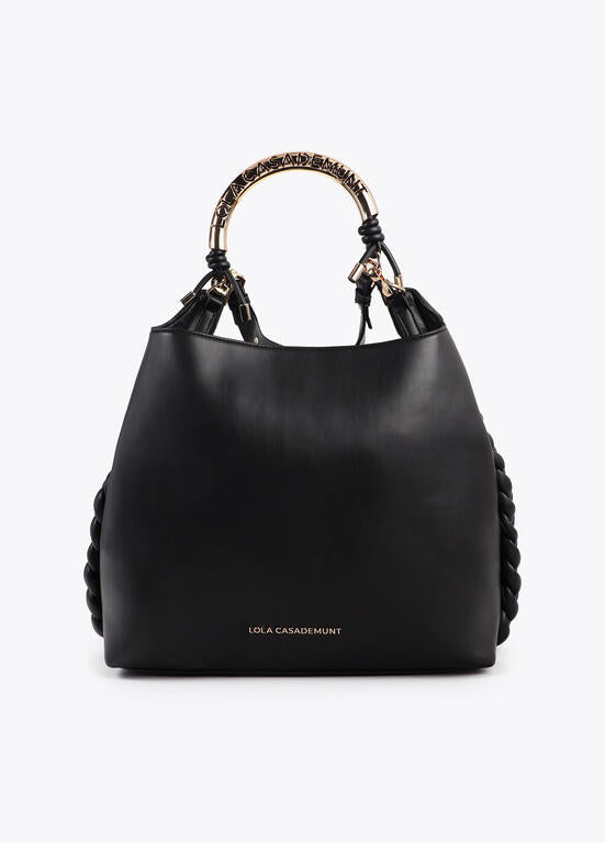SHOPPER COM PEGA METÁLICA - LOLA CASADEMUNT