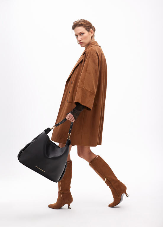 SHOPPER COM PEGA METÁLICA - LOLA CASADEMUNT