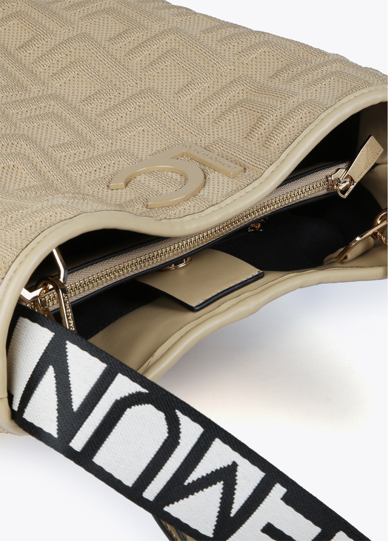 MALA TOTE BAG EM TECIDO COM MONOGRAMA - LOLA CASADEMUNT