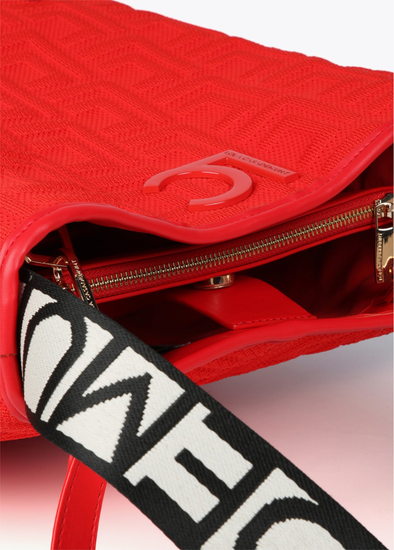 MALA TOTE BAG EM TECIDO COM MONOGRAMA - LOLA CASADEMUNT
