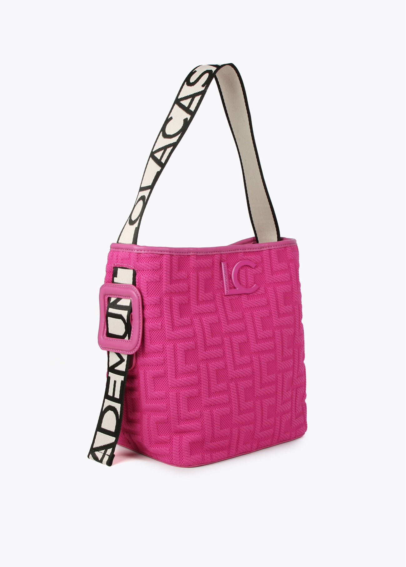 MALA TOTE BAG EM TECIDO COM MONOGRAMA - LOLA CASADEMUNT