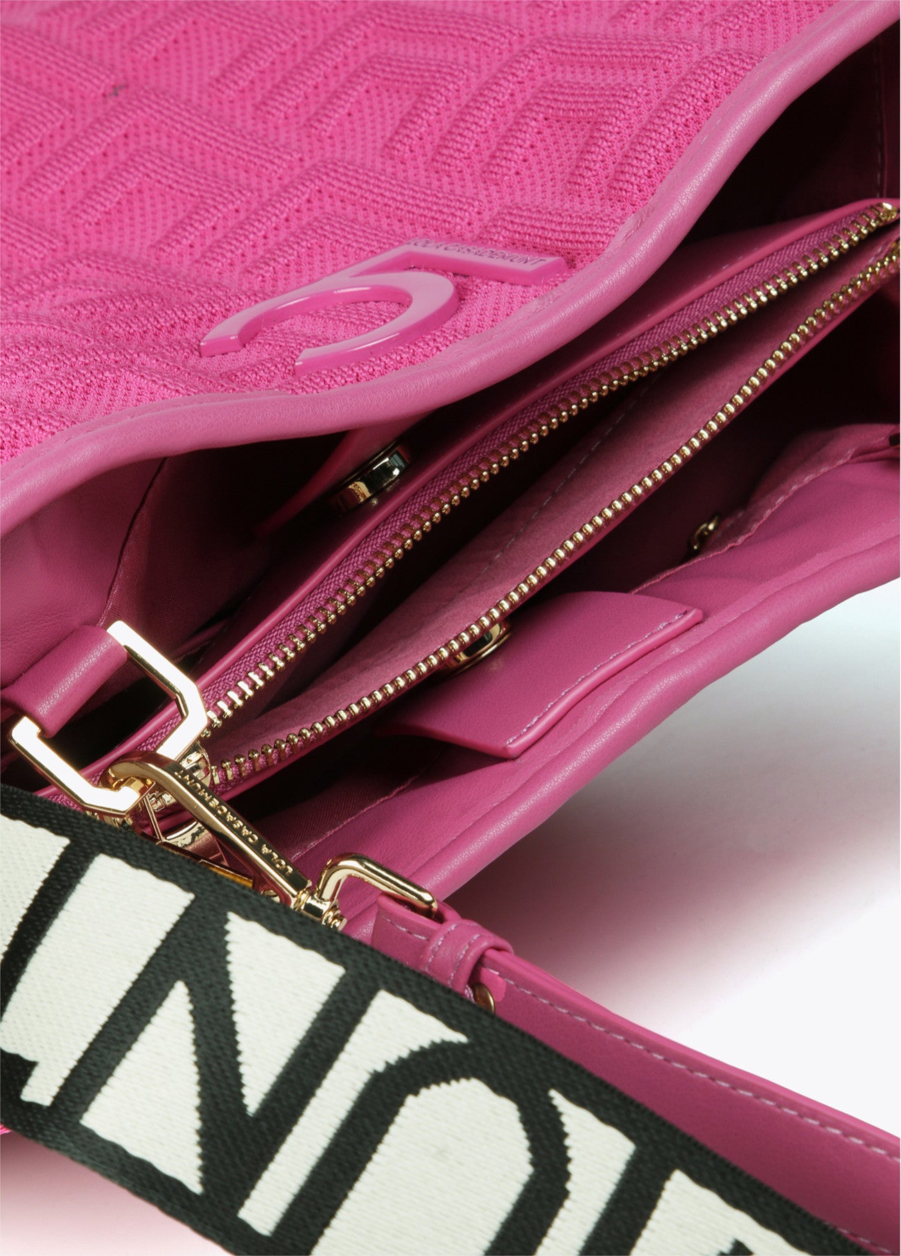 MALA TOTE BAG EM TECIDO COM MONOGRAMA - LOLA CASADEMUNT