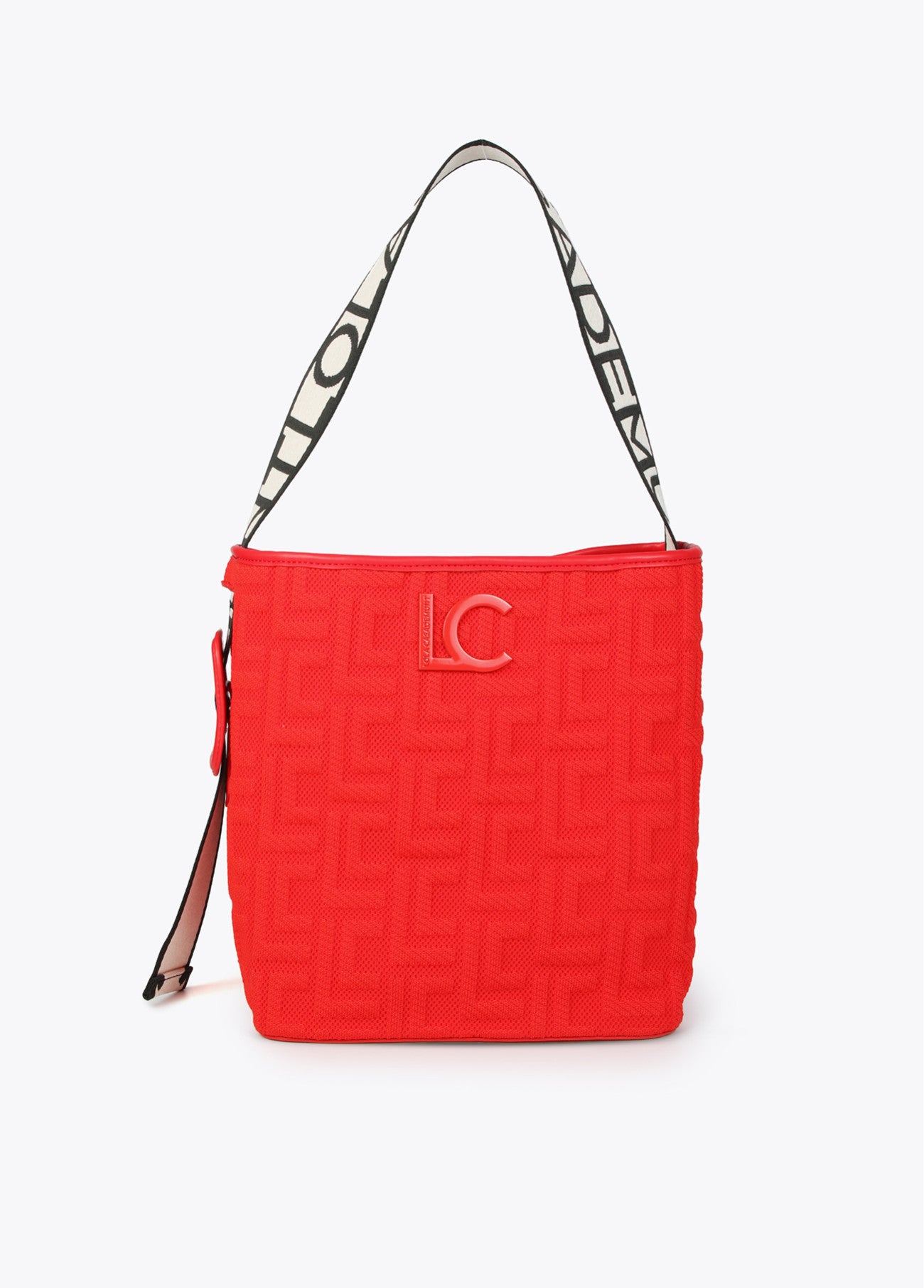 MALA TOTE BAG EM TECIDO COM MONOGRAMA - LOLA CASADEMUNT