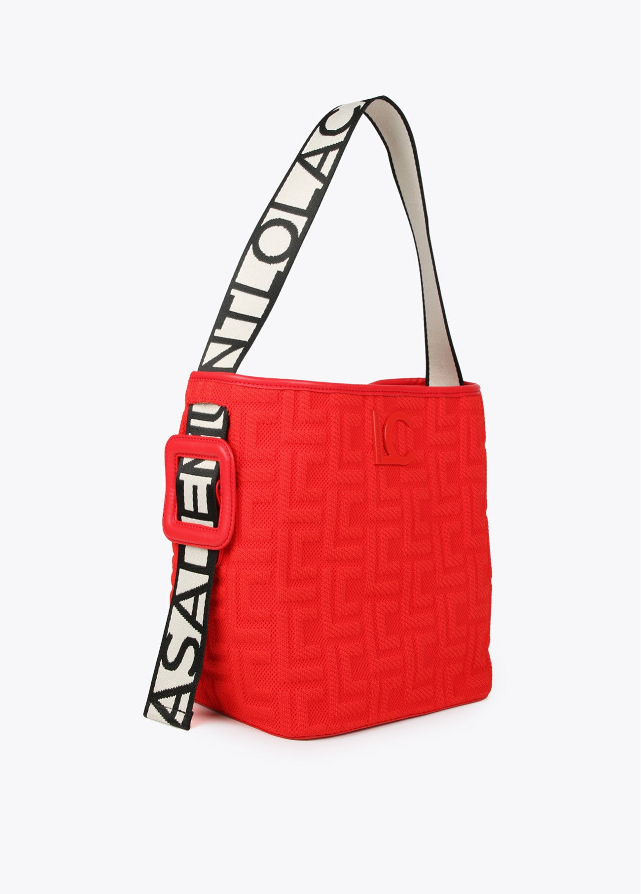 MALA TOTE BAG EM TECIDO COM MONOGRAMA - LOLA CASADEMUNT