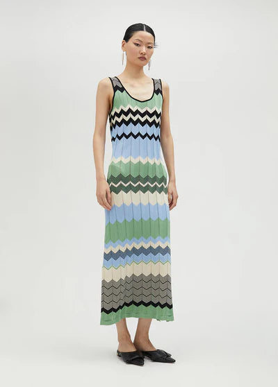 VESTIDO MALHA ESTAMPADO - LOLA CASADEMUNT