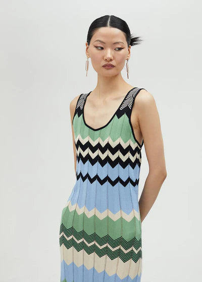 VESTIDO MALHA ESTAMPADO - LOLA CASADEMUNT