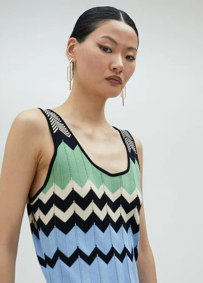 VESTIDO MALHA ESTAMPADO - LOLA CASADEMUNT