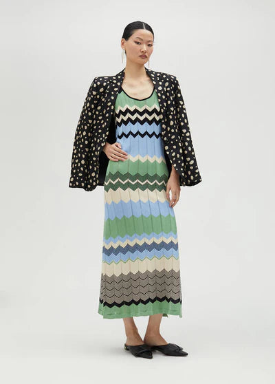 VESTIDO MALHA ESTAMPADO - LOLA CASADEMUNT