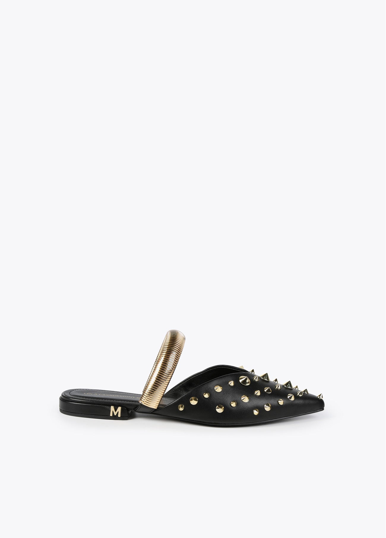 MULES COM TIRA E ORNAMENTOS METÁLICOS - LOLA CASADEMUNT BY MAITE