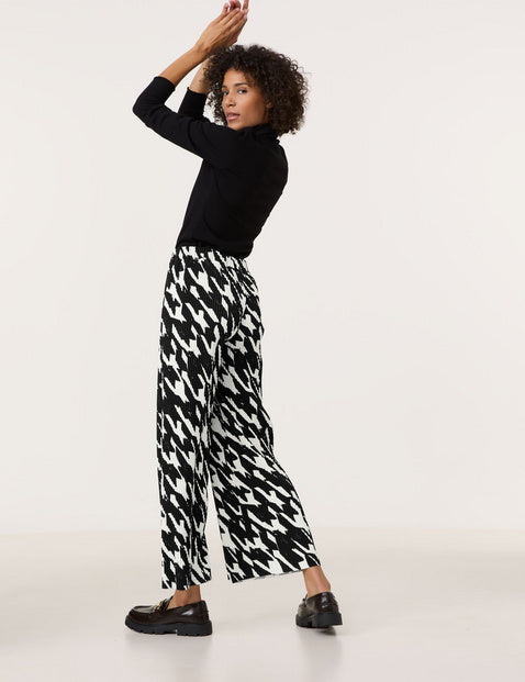 CALÇAS PLISSADAS ESTAMPADAS - GERRY WEBER