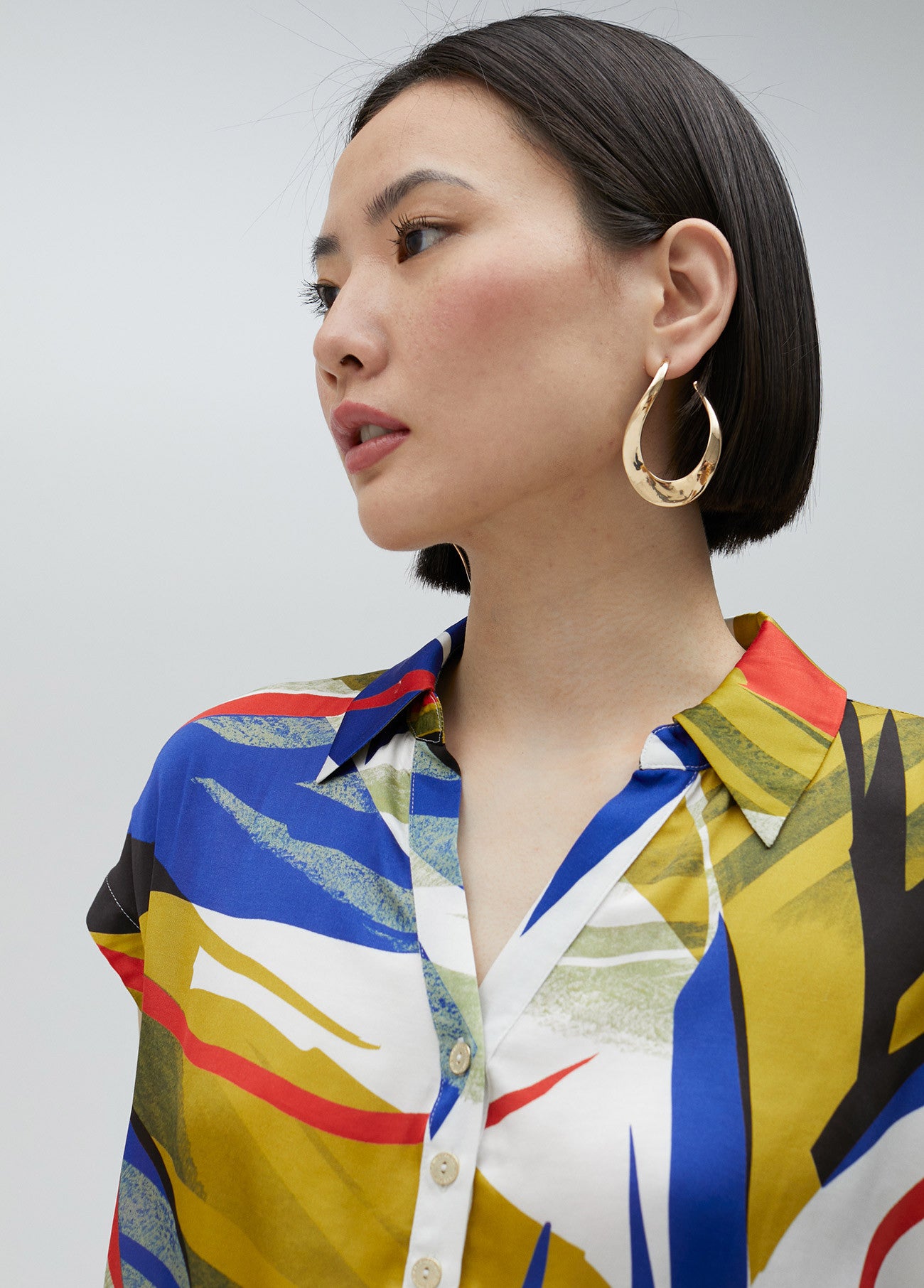 CAMISA ESTAMPADO TROPICAL - LOLA CASADEMUNT