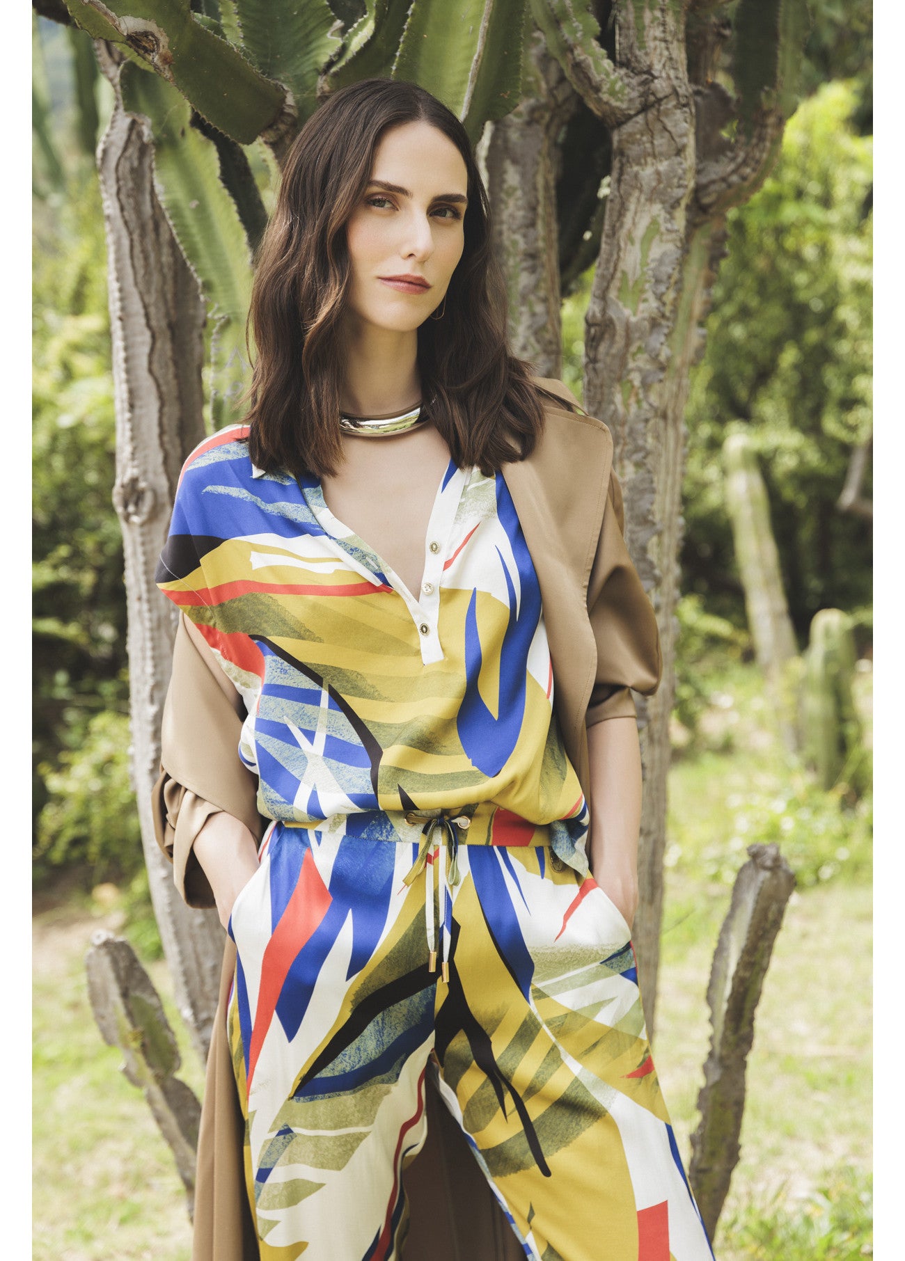 CAMISA ESTAMPADO TROPICAL - LOLA CASADEMUNT