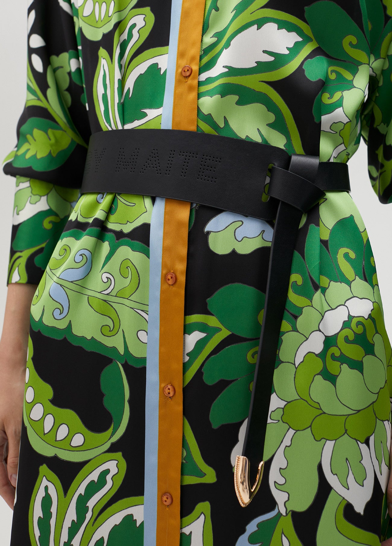 VESTIDO CAMISEIRO ESTAMPADO PAISLEY - LOLA CASADEMUNT BY MAITE