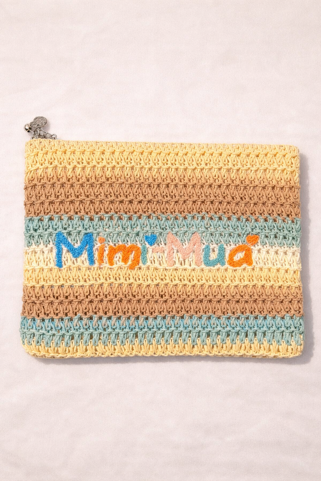 BOLSA DE MÃO TIPO RÁFIA - MIMI MUA