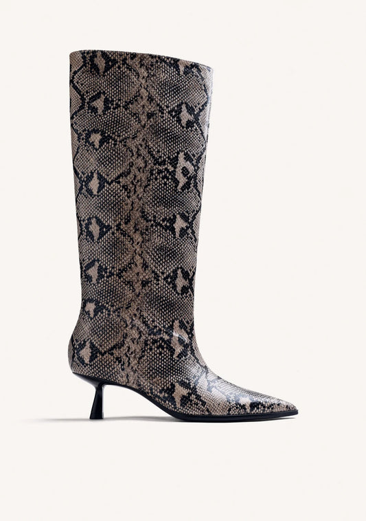 BOTAS ALTAS COM ESTAMPADO COBRA - GIOSEPPO
