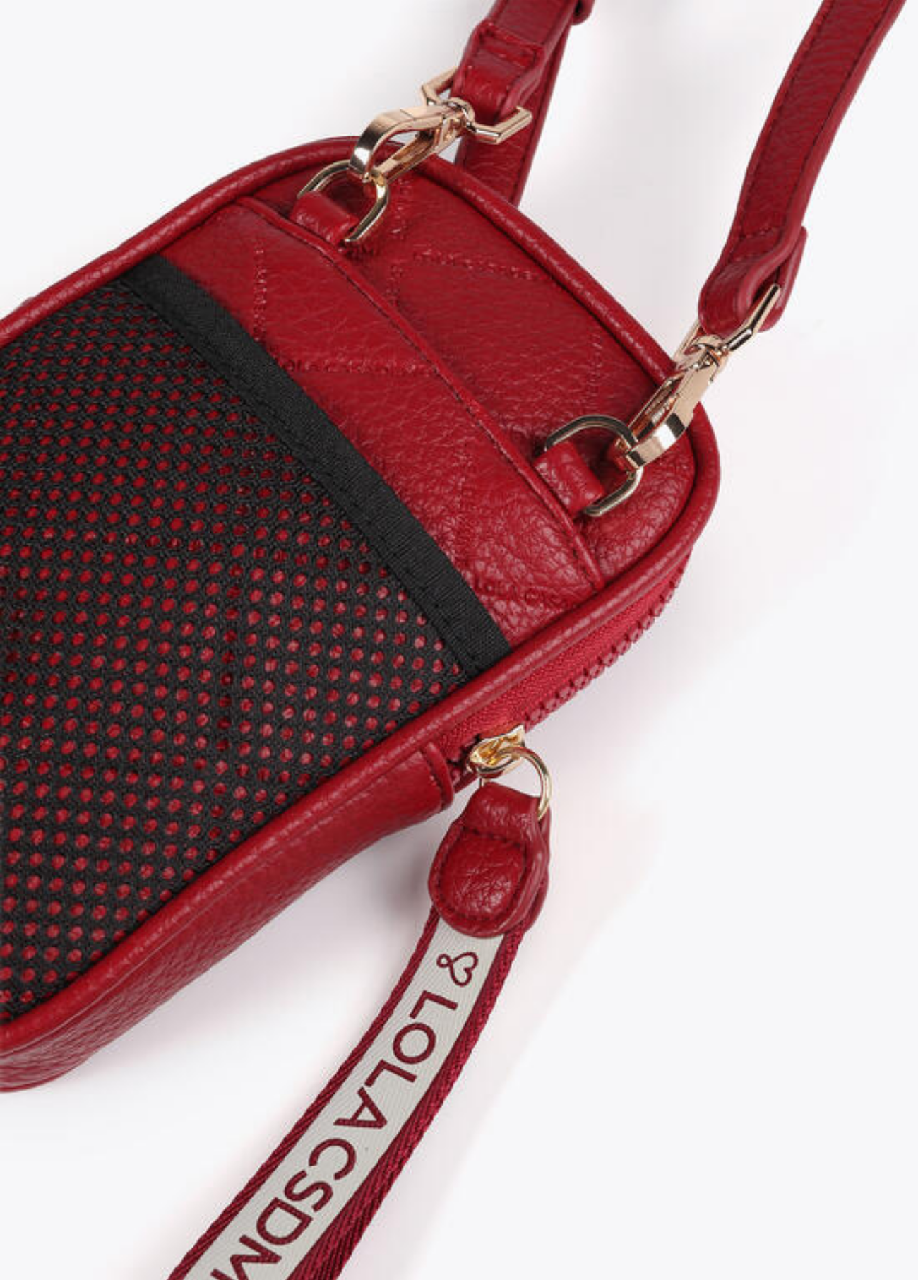 BOLSA DE TELEMÓVEL ACOLCHOADA TIRACOLO E COM ALÇA DE PULSO - LOLA CASADEMUNT