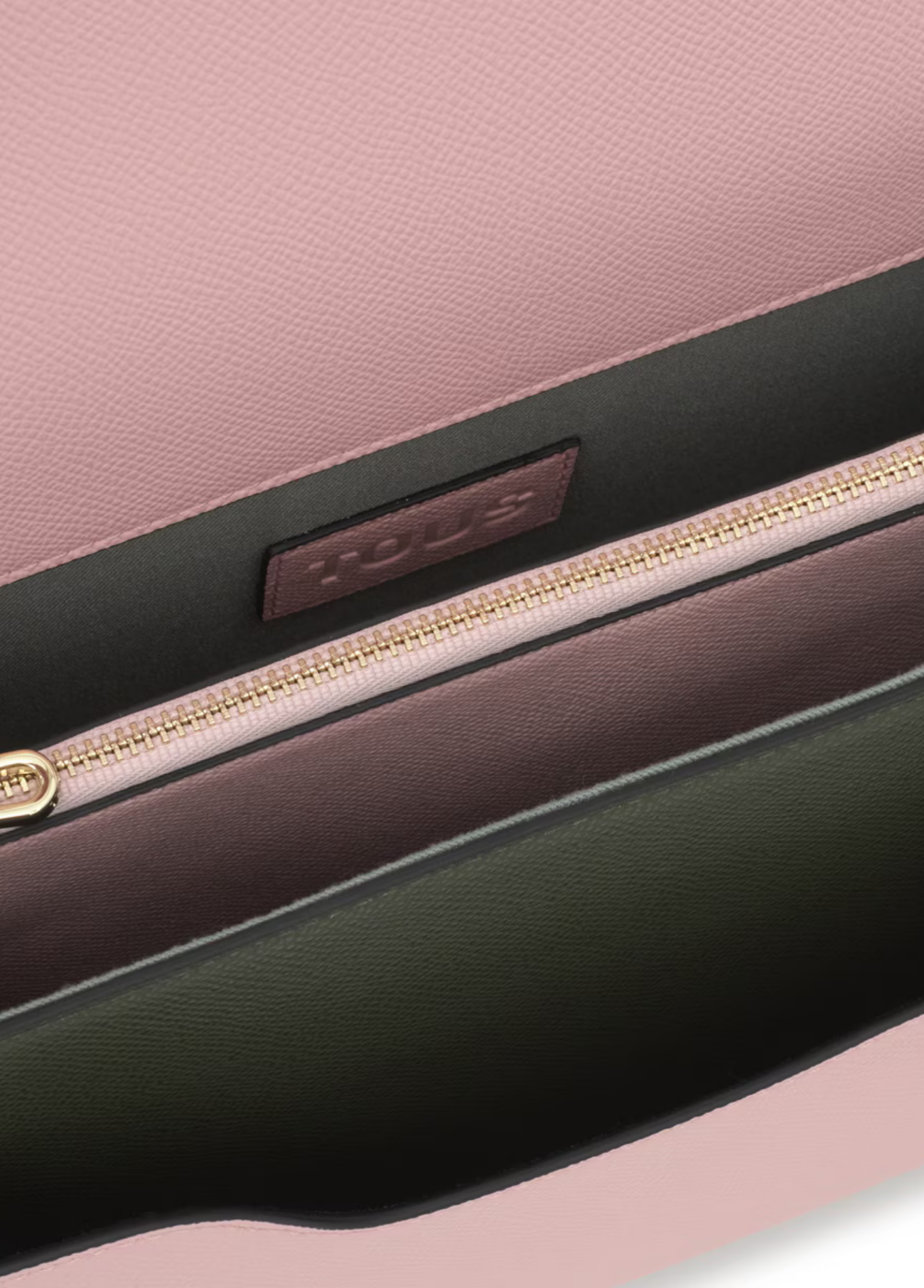 MALA DE TIRACOLO MÉDIA CINZENTA E ROSA AUDREE SAFFIANO - TOUS