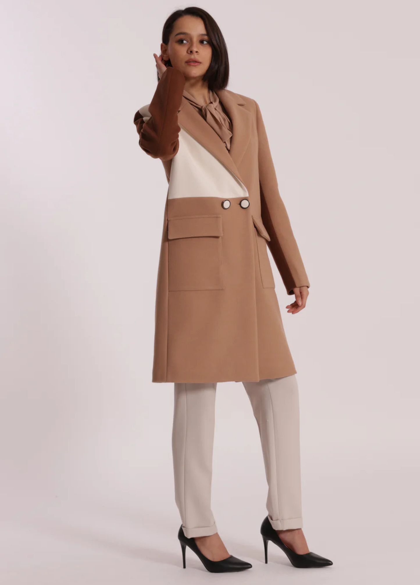 SOBRETUDO TRICOLOR - MIMI MUA