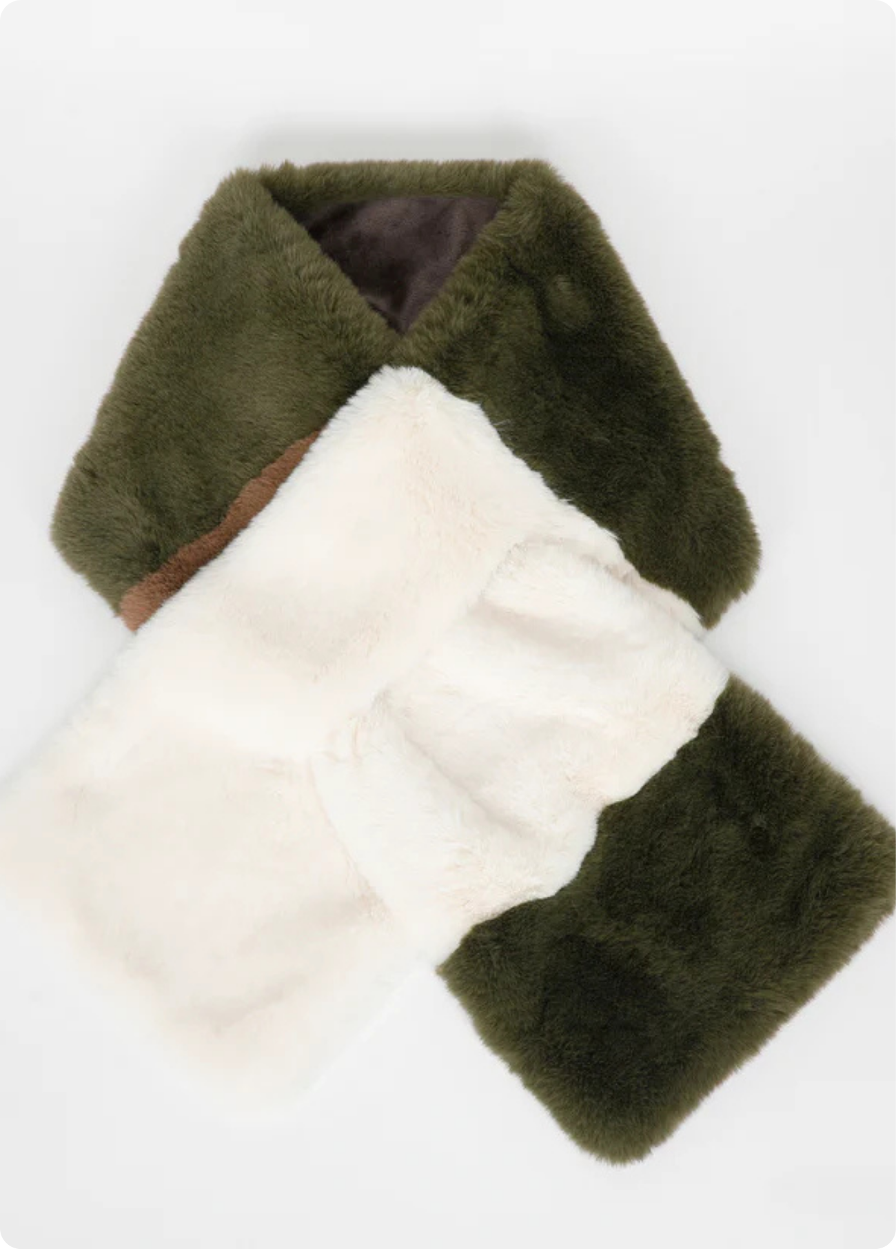 ESTOLA PÊLO SINTÉTICO TRICOLOR - MIMI MUA