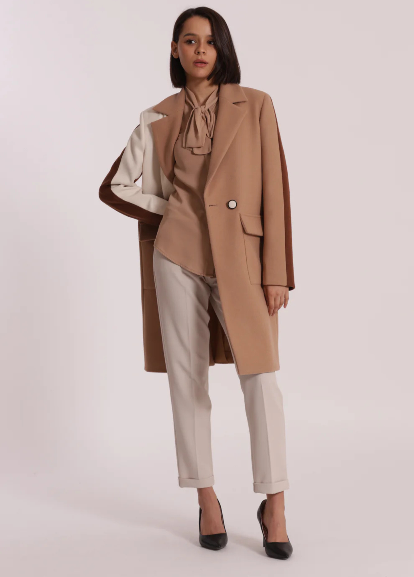 SOBRETUDO TRICOLOR - MIMI MUA