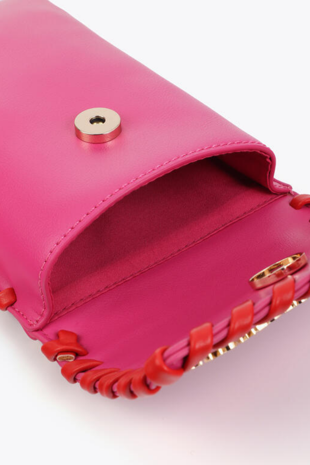 BOLSA DE TELEMÓVEL COM PRESPONTO EM CONTRASTE - LOLA CASADEMUNT