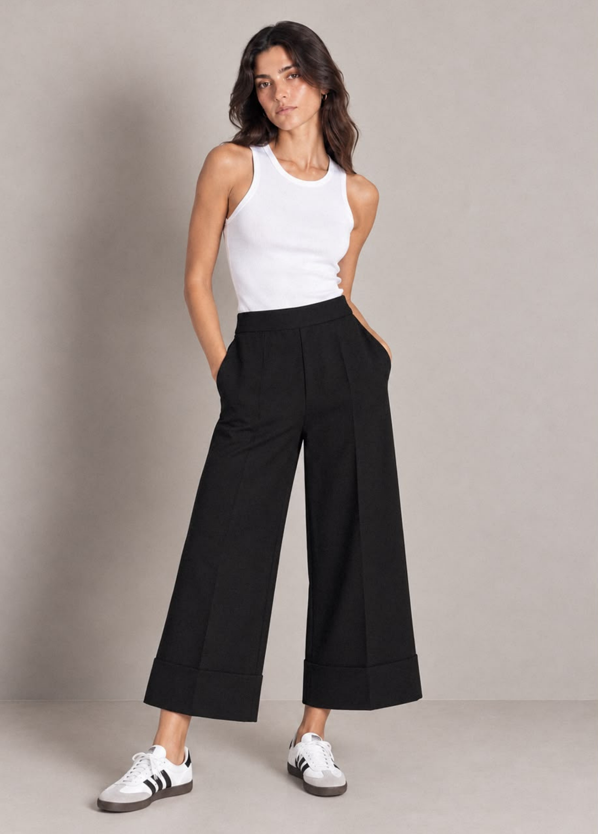 CALCA CULOTTE DE CINTURA SUBIDA - ALIBY