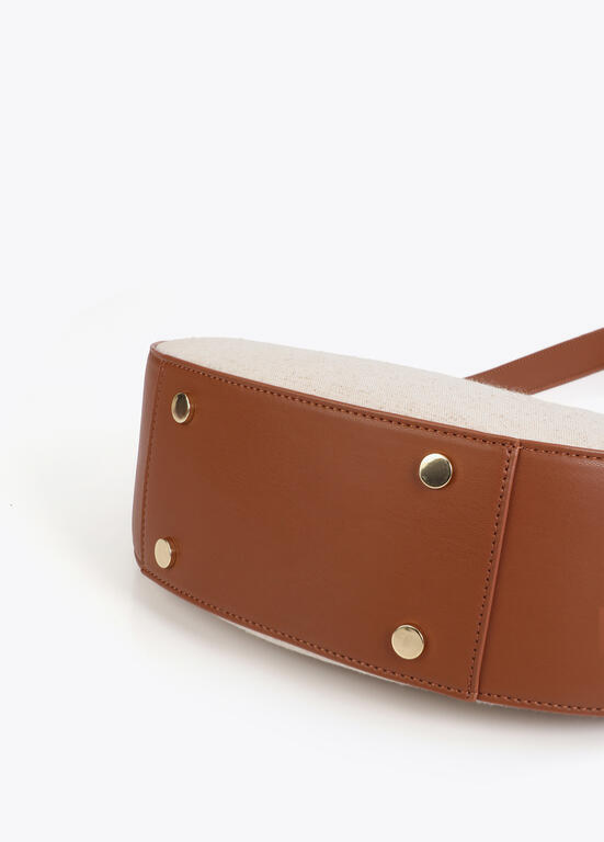 BOLSA TECIDO E ECOPELE - LOLA CASADEMUNT