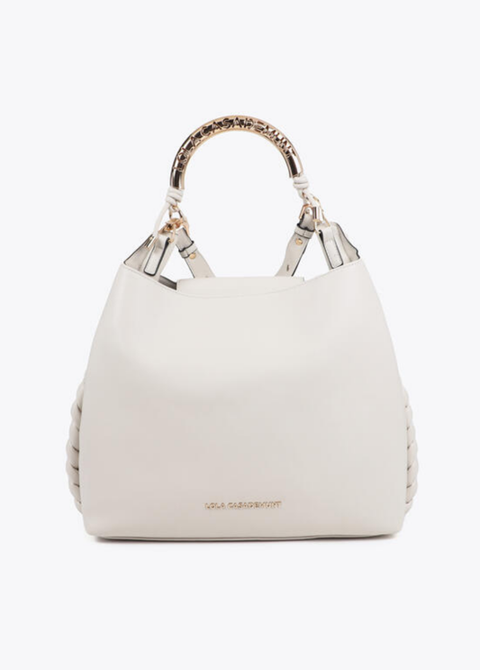 SHOPPER COM PEGA METÁLICA - LOLA CASADEMUNT