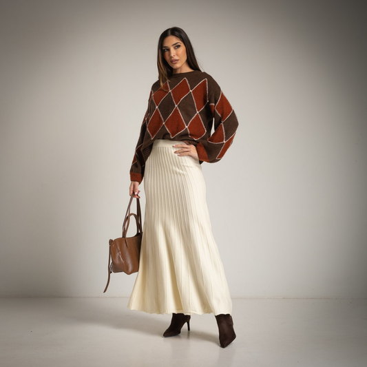 SAIA DE MALHA LONGA FLUIDA - ALBANOS