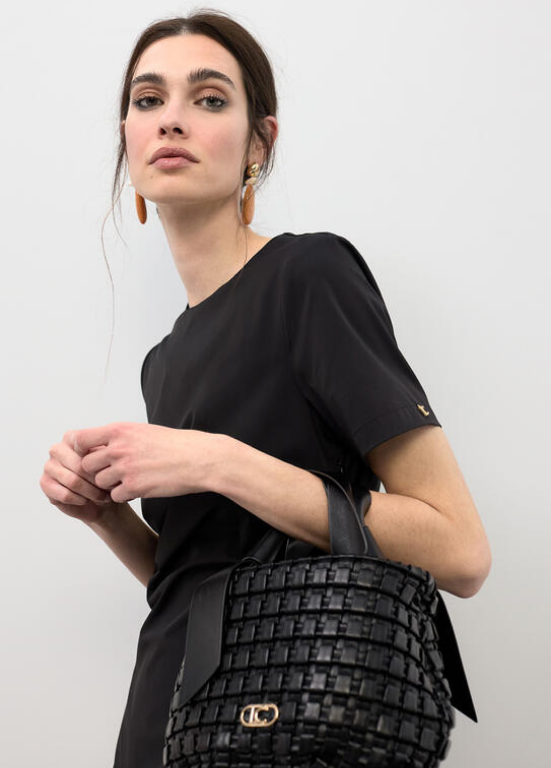 BOLSA CHIQUE DE MATERIAL ENTRANÇADO - LOLA CASADEMUNT