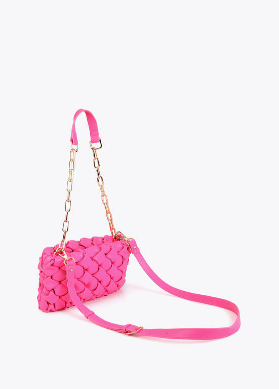 MALA ENTRANÇADA COM ALÇA DE CORRENTE - LOLA CASADEMUNT