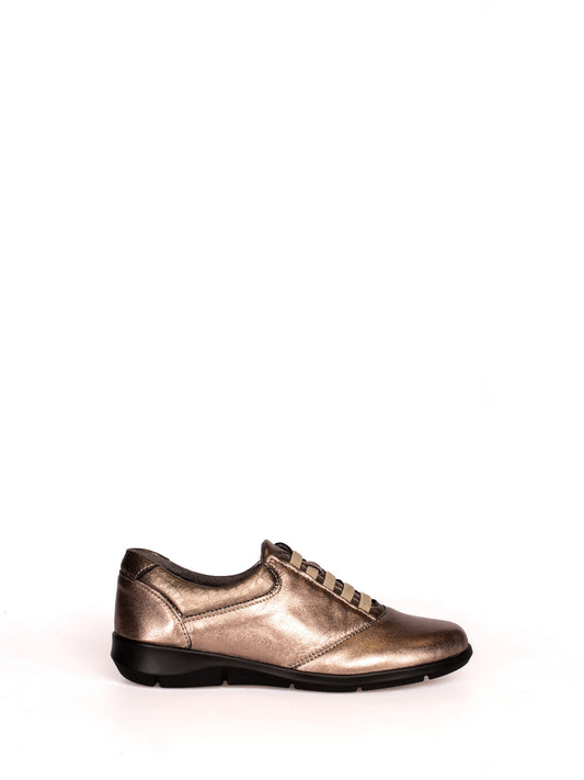 TÉNIS CONFORTO BRONZE COM ELÁSTICOS - TAPADAS