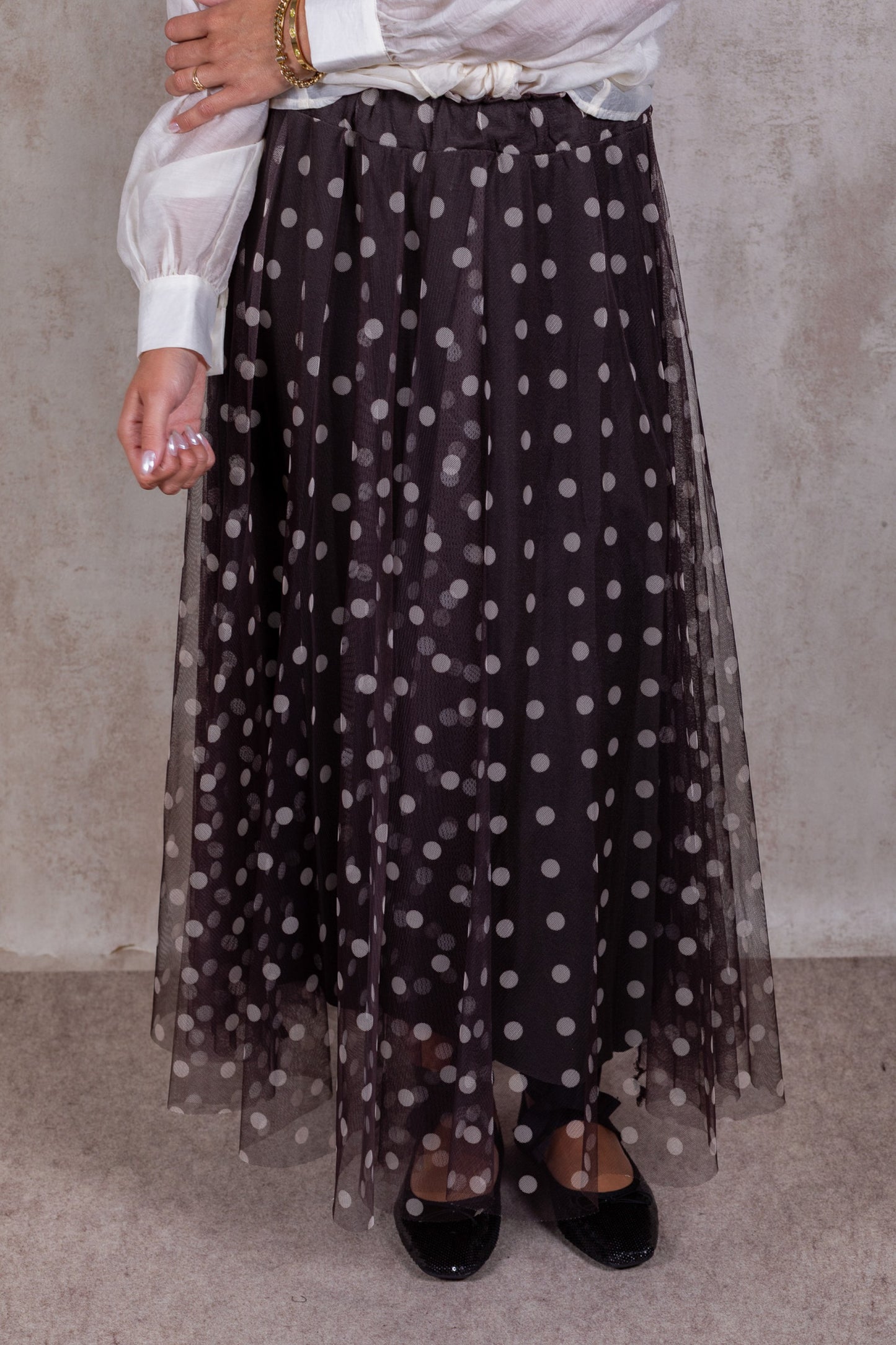 SAIA DE TULE ESTAMPADA - SMF