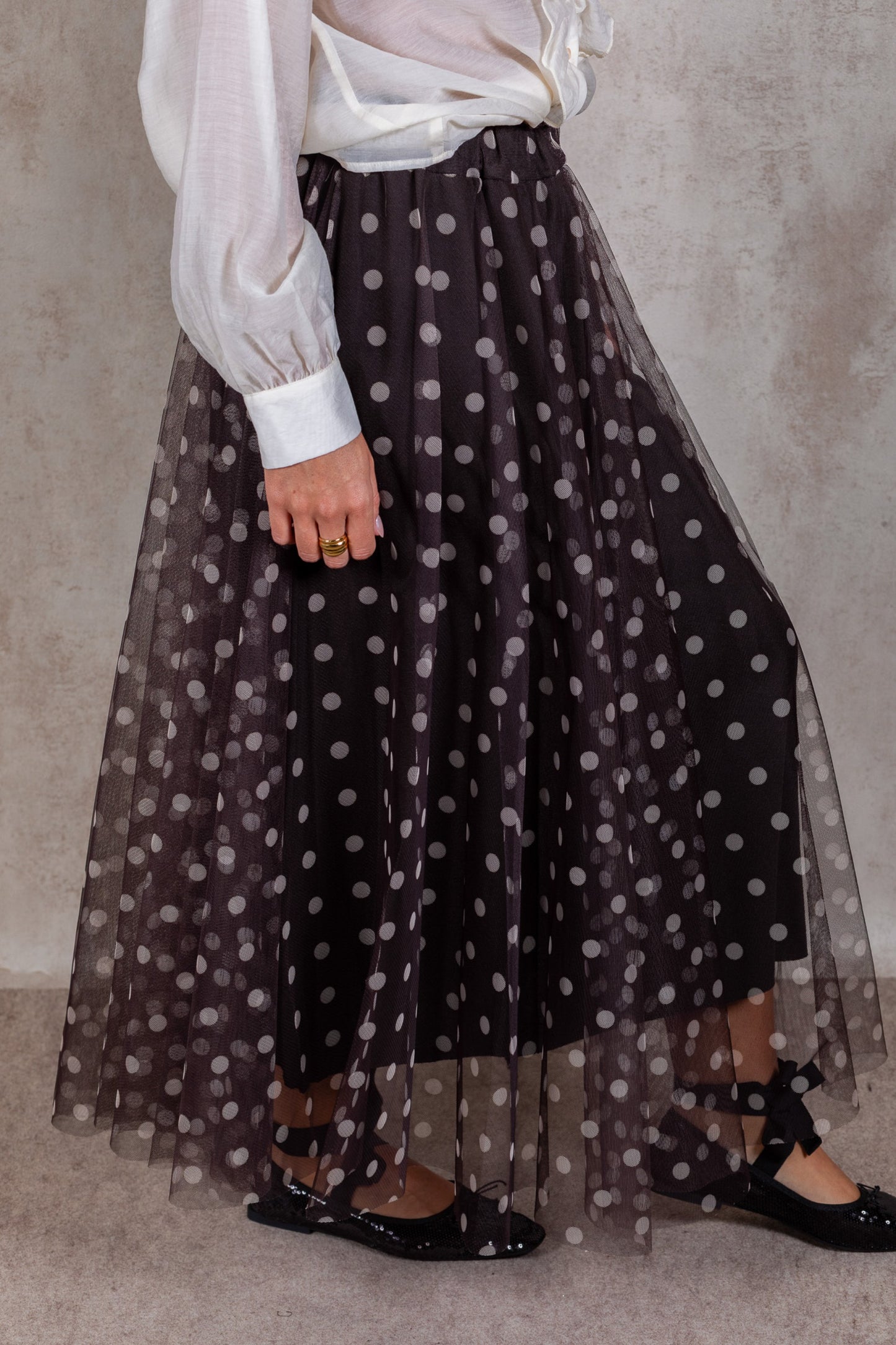 SAIA DE TULE ESTAMPADA - SMF