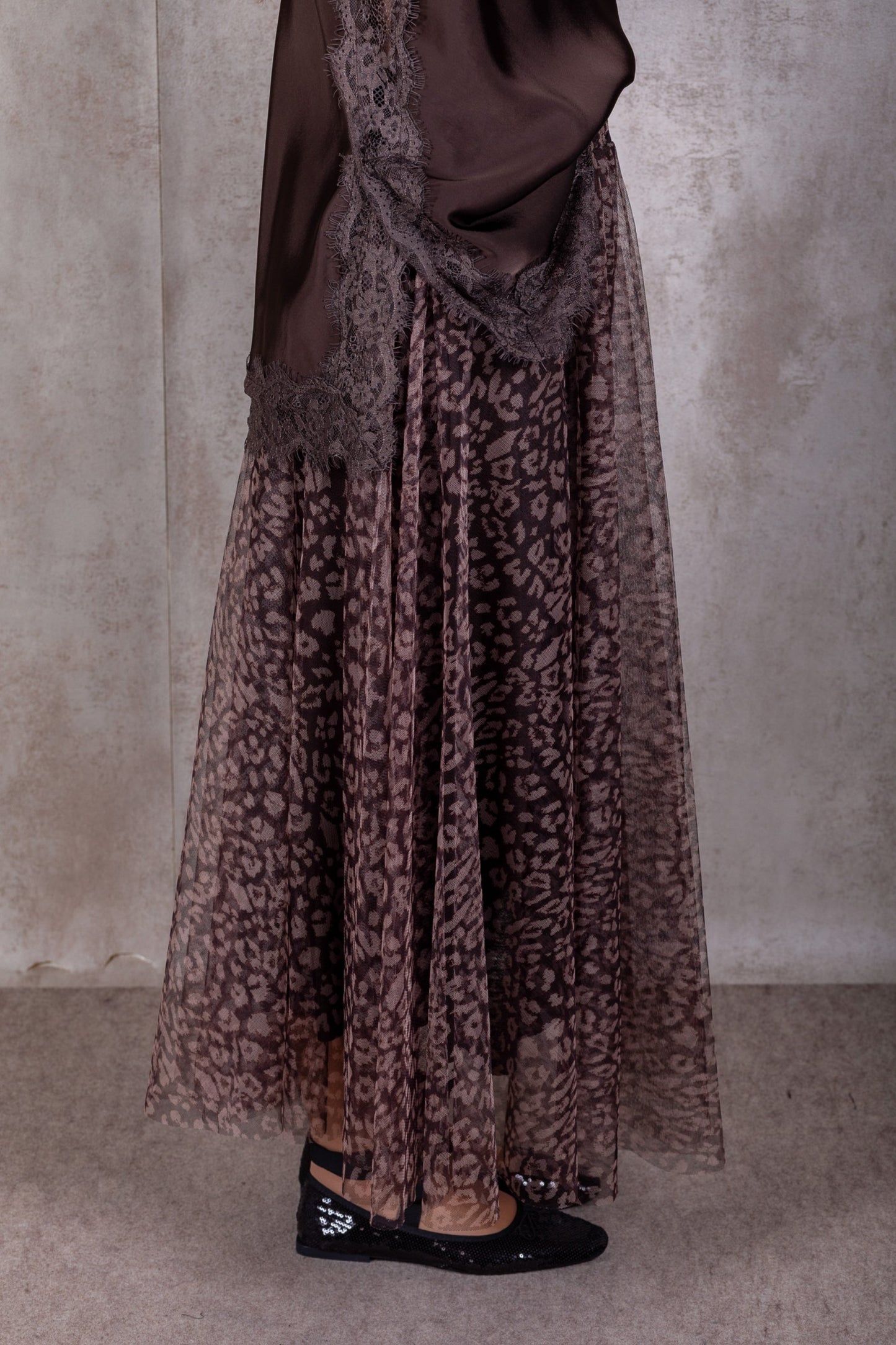 SAIA DE TULE ESTAMPADA - SMF