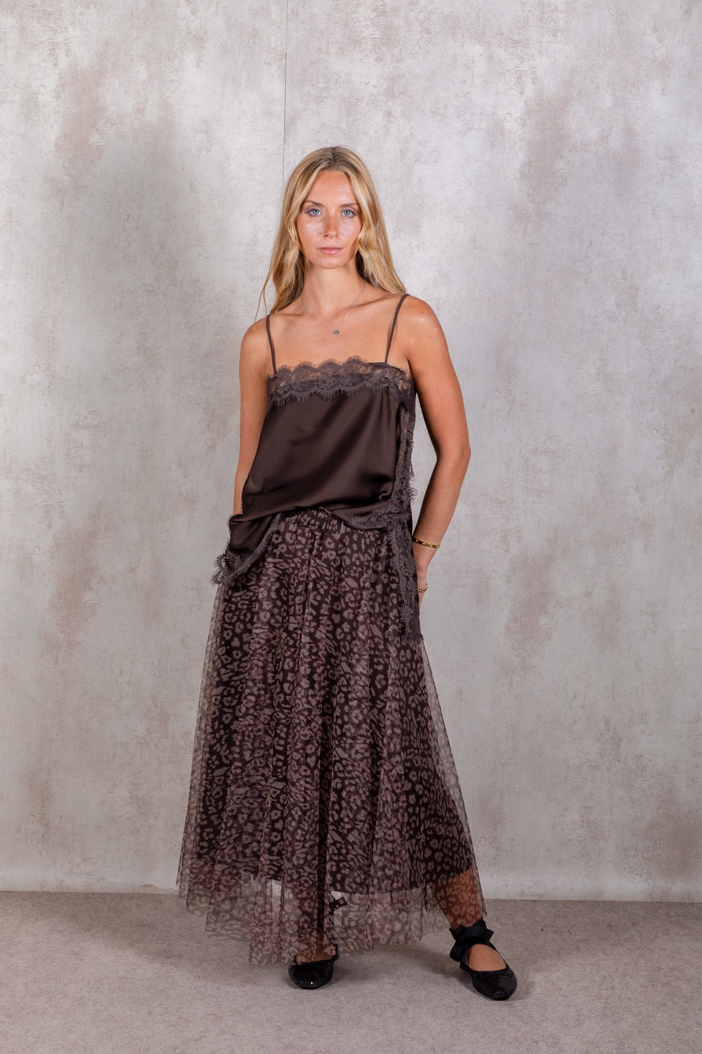 SAIA DE TULE ESTAMPADA - SMF