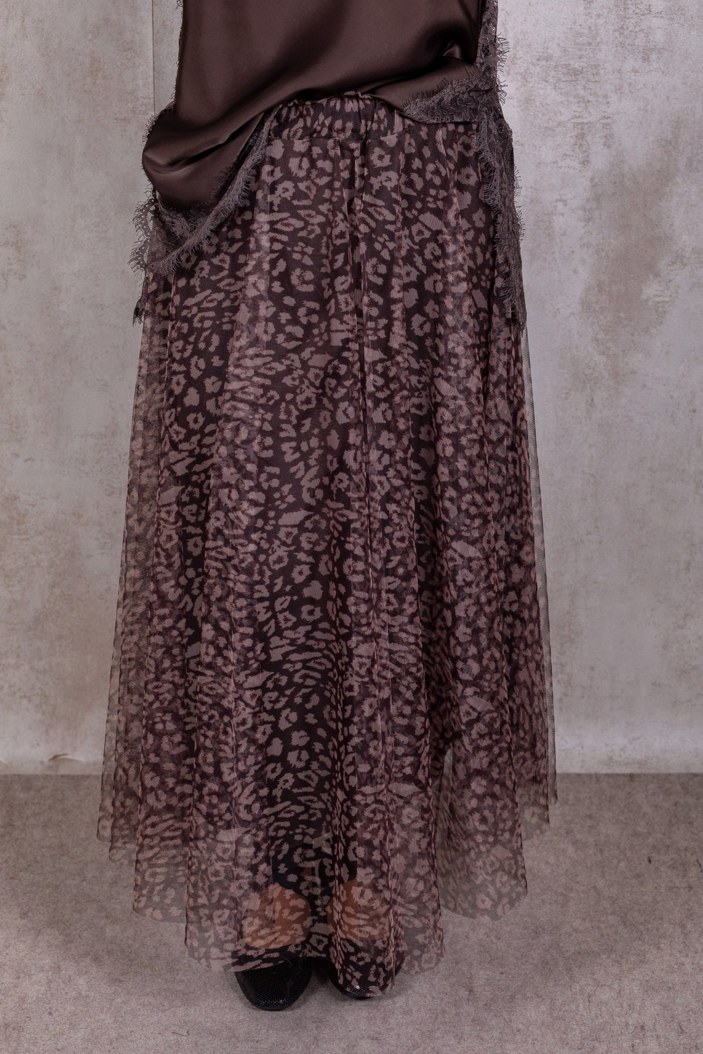 SAIA DE TULE ESTAMPADA - SMF