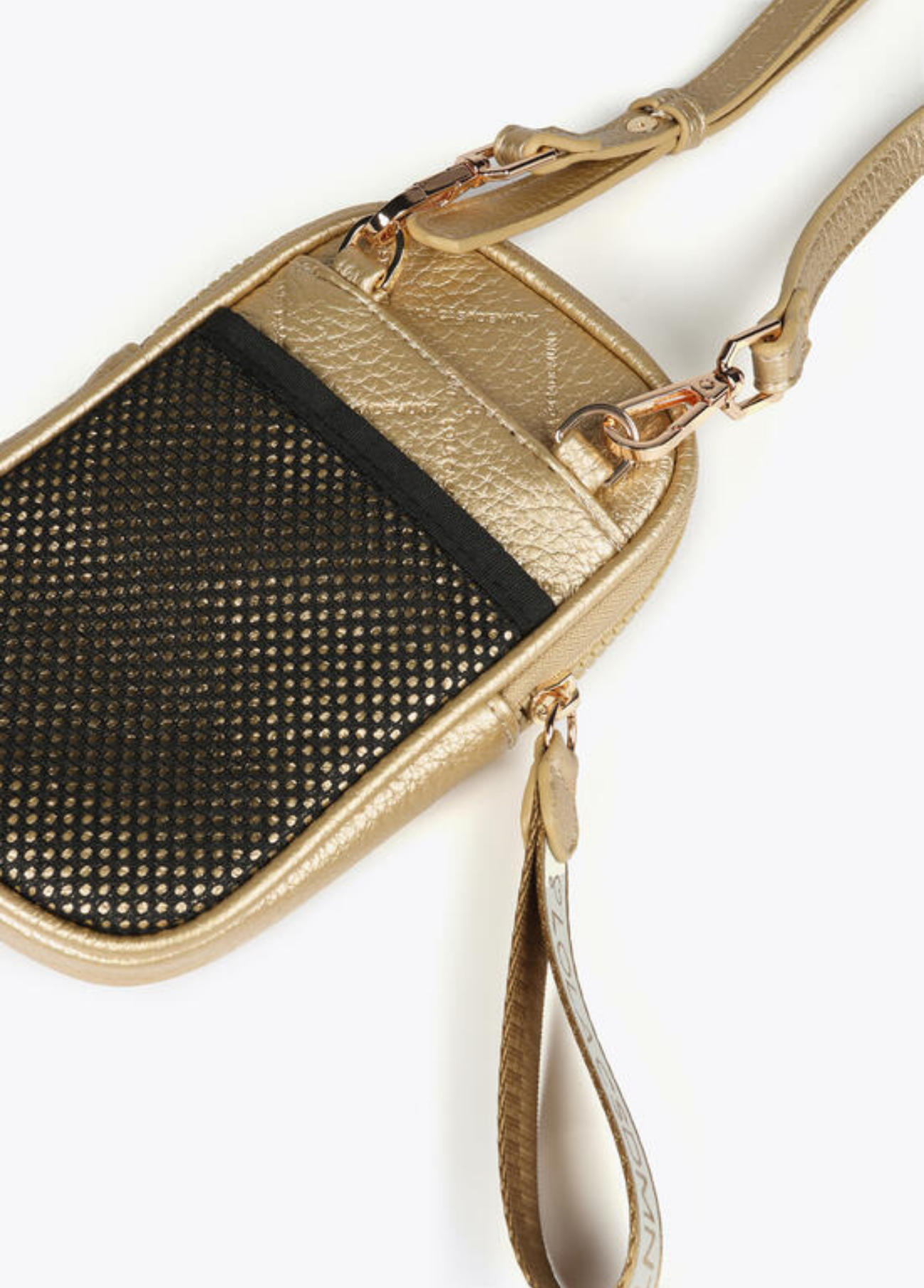 BOLSA DE TELEMÓVEL ACOLCHOADA TIRACOLO E COM ALÇA DE PULSO - LOLA CASADEMUNT
