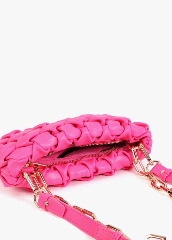 MALA ENTRANÇADA COM ALÇA DE CORRENTE - LOLA CASADEMUNT