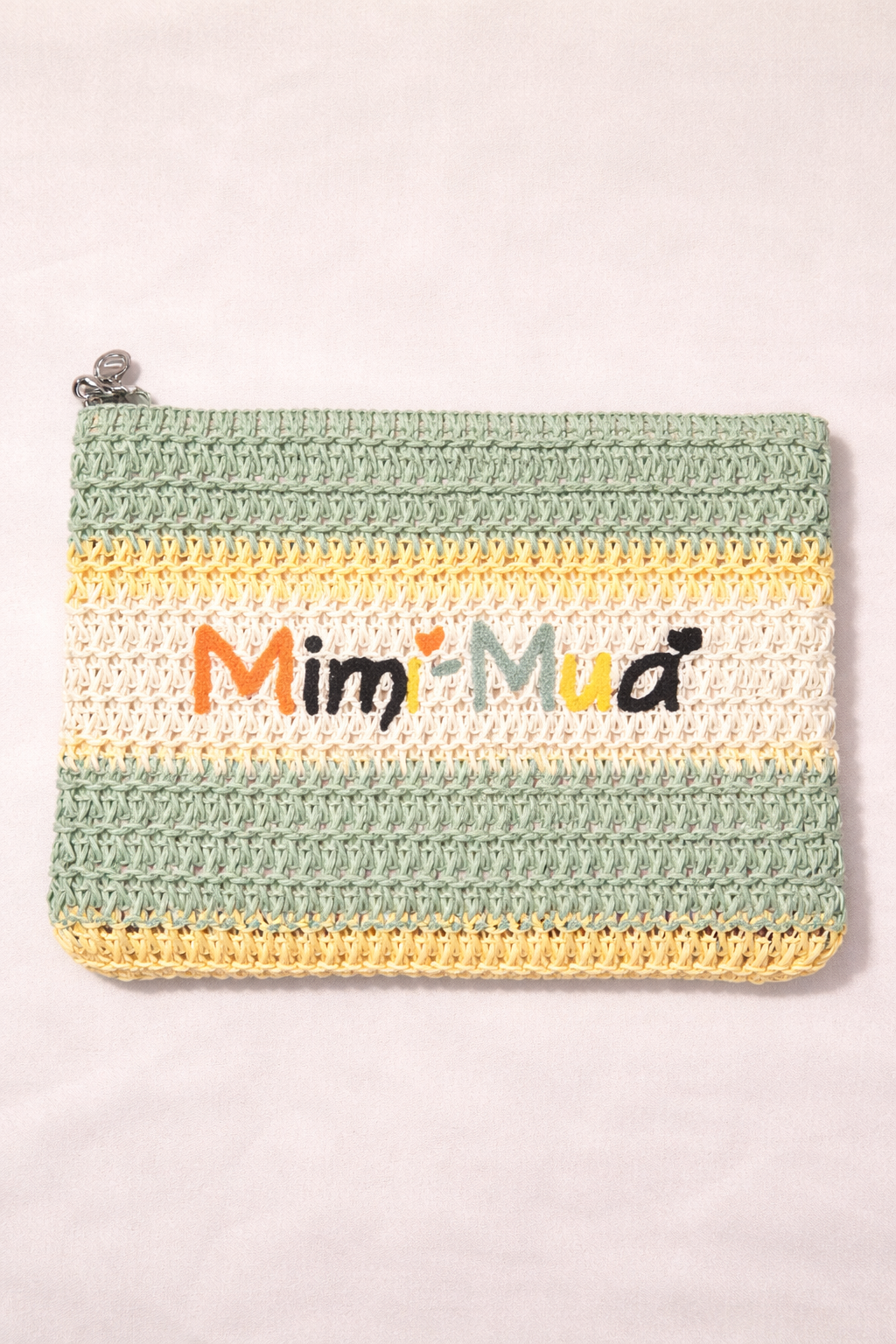 BOLSA DE MÃO TIPO RÁFIA - MIMI MUA
