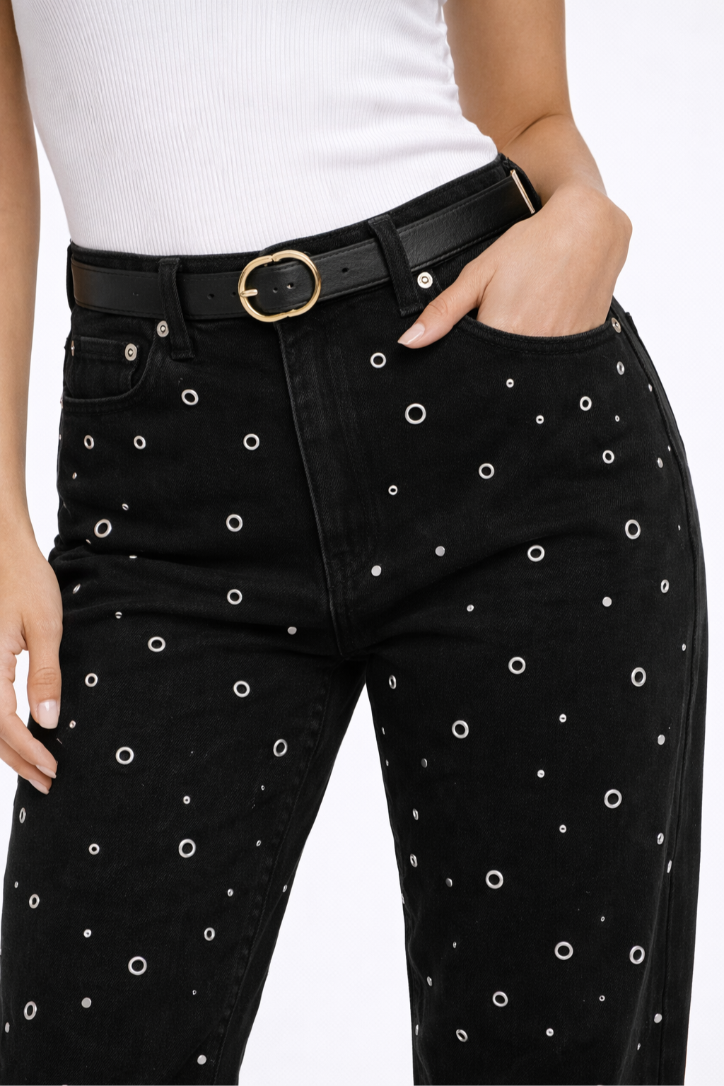 JEANS BALOON COM ILHOSES - ALIBY