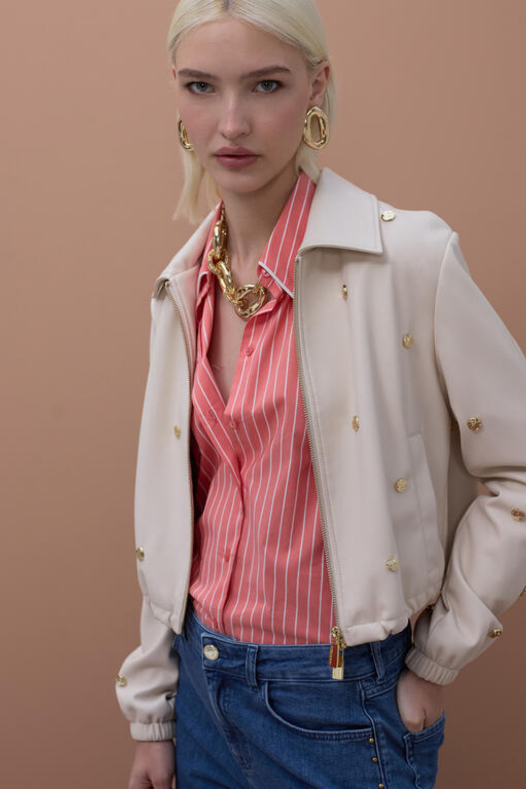 CAMISA CORAL ÀS RISCAS - LOLA CASADEMUNT BY MAITE