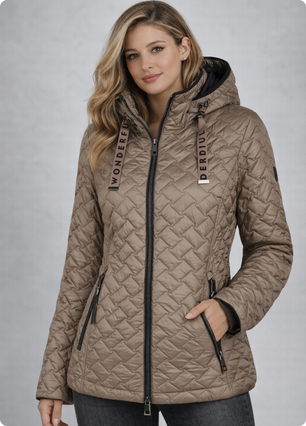 PARKA ACOLCHOADA COM CAPUZ - BARBARA LEBEK